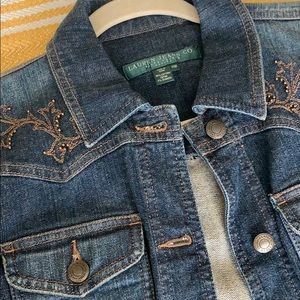 Lauren Jeans ladies P/M denim Jean Classic Jacket
